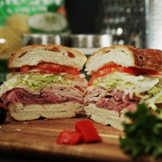 #16 Roast Beef, Turkey & Cheese.